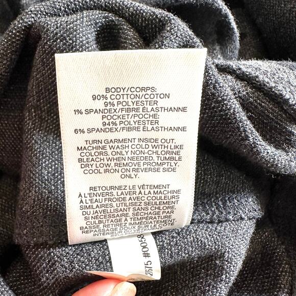 EXPRESS Men's Camouflage Crew Neck Pocket Pullover Sweatshirt Gray Large Casual - Picture 6 of 6